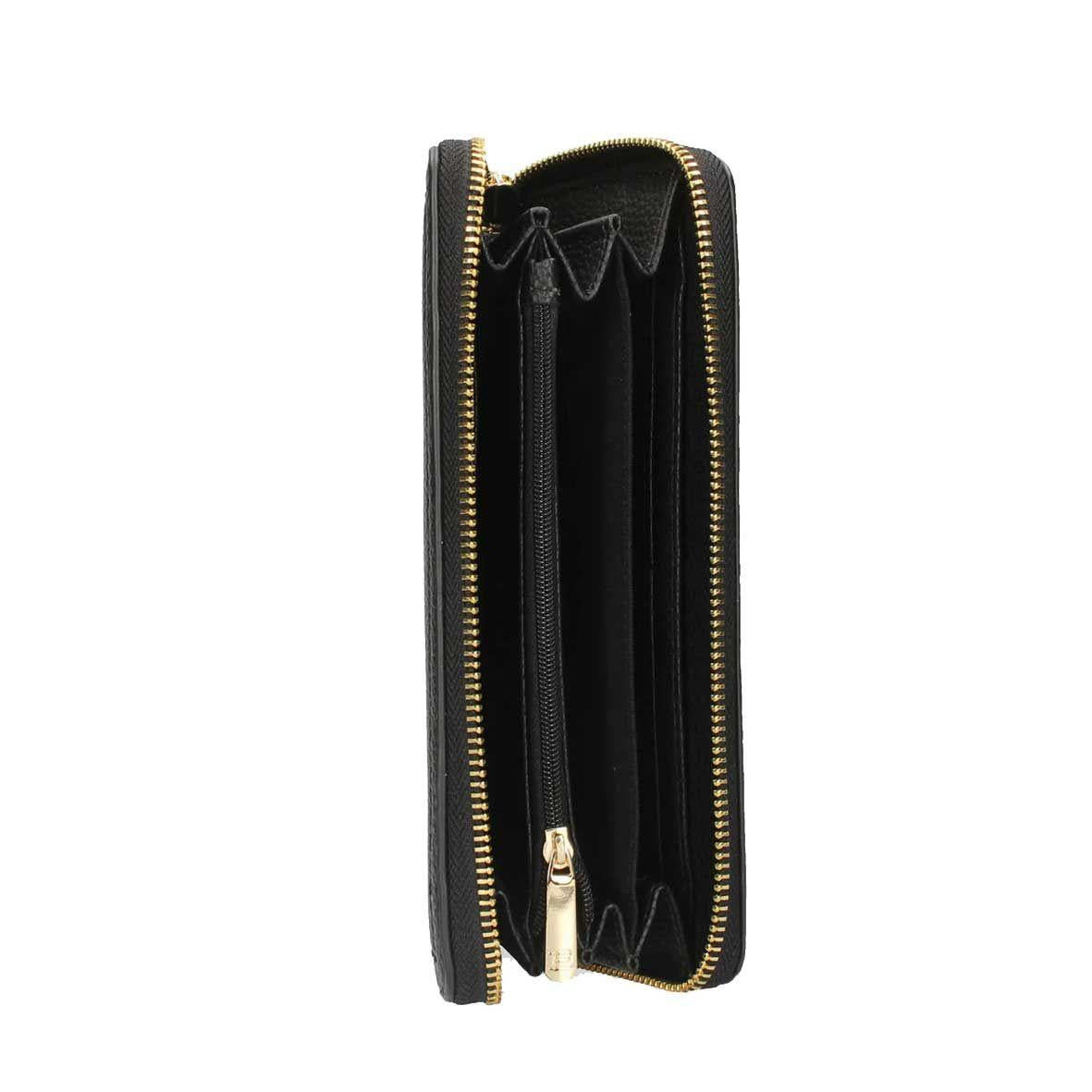 Portafoglio in ecopelle con zip 12600371 293 ERMANNO FIRENZE Black 