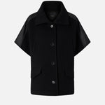 Cappa in panno con collo alto 105790A2SL Z99 PINKO Nero limousine 