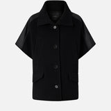 Cappa in panno con collo alto 105790A2SL Z99 PINKO Nero limousine 