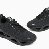 Sneaker con tomaia in mes 7X000303 AF18441 MZ547 EA7 Black 