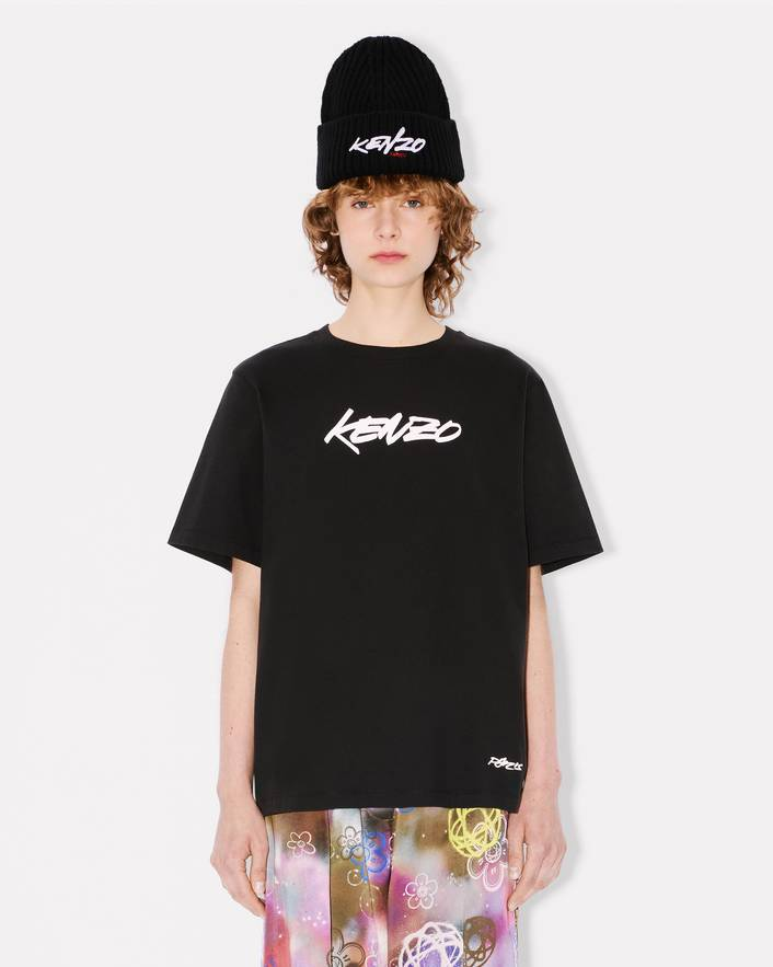T-Shirt manica corta FF62TS5544SG 99J KENZO Black 