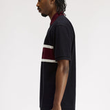 Polo con inserto ricamato M2421 102 FRED PERRY Black 