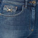 Jeans a zampetta PJ57I41E2 104 ELISABETTA FRANCHI Blue denim 