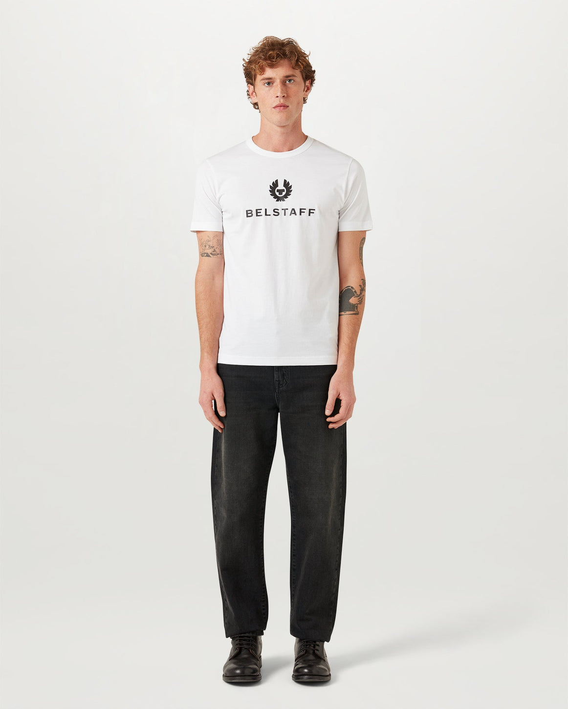 T-Shirt manica corta 104141 BELSTAFF SIGNATURE T-SHIRT WHITE BELSTAFF White 