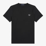 T-Shirt manica corta M3519 102 FRED PERRY Black 