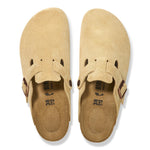 Ciabatta in pelle scamosciata BOSTON 1026164 CREAM BIRKENSTOCK Cream 