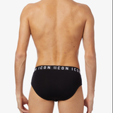 Slip logato D9L614470 001 D SQUARED2 Black 