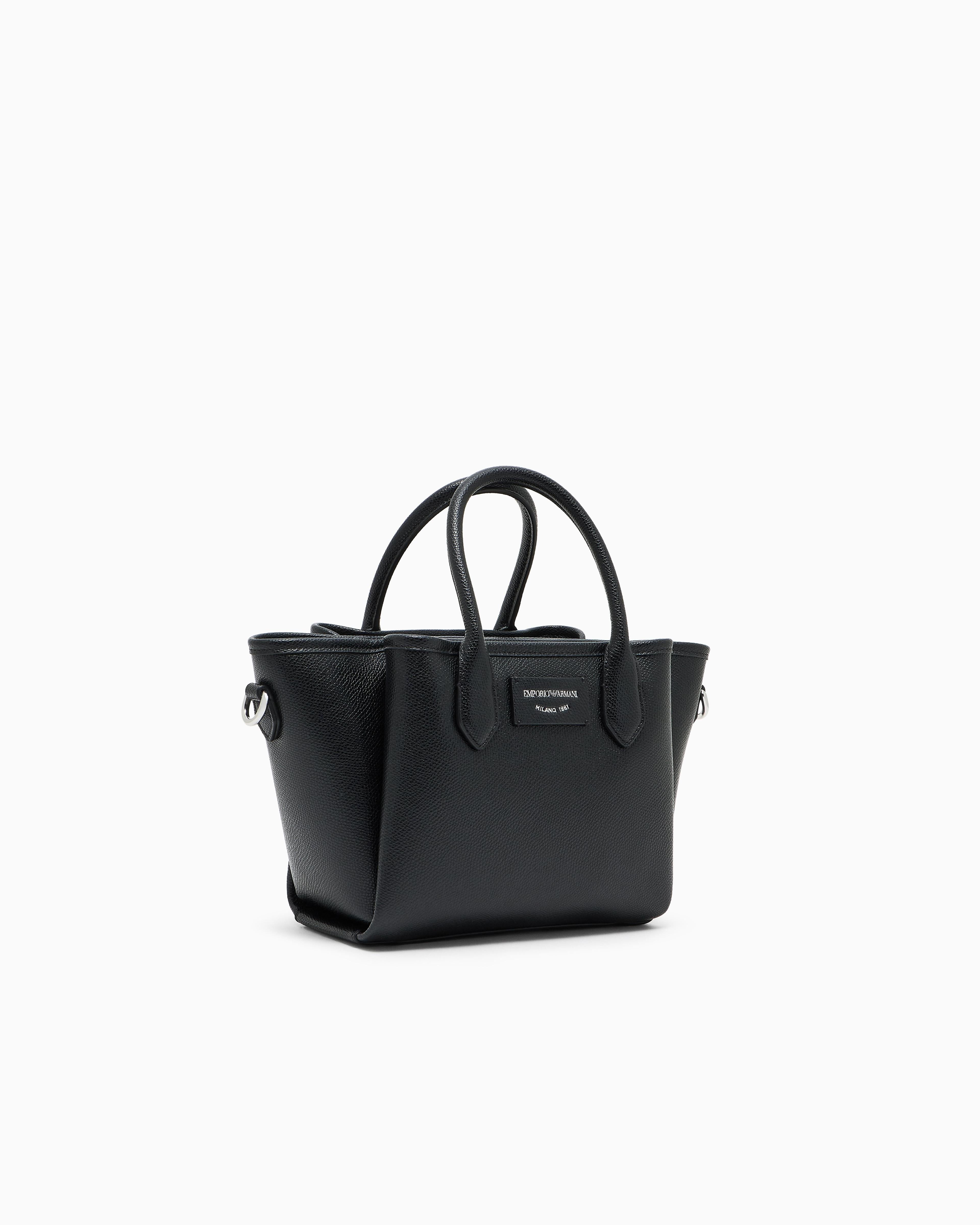 Borsa in ecopelle EW002328 AF17799 MC149 EMPORIO ARMANI Nero/taupe 