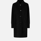 Cappotto lungo in panno double 105404A1ZQ Z99 PINKO Nero limousine 