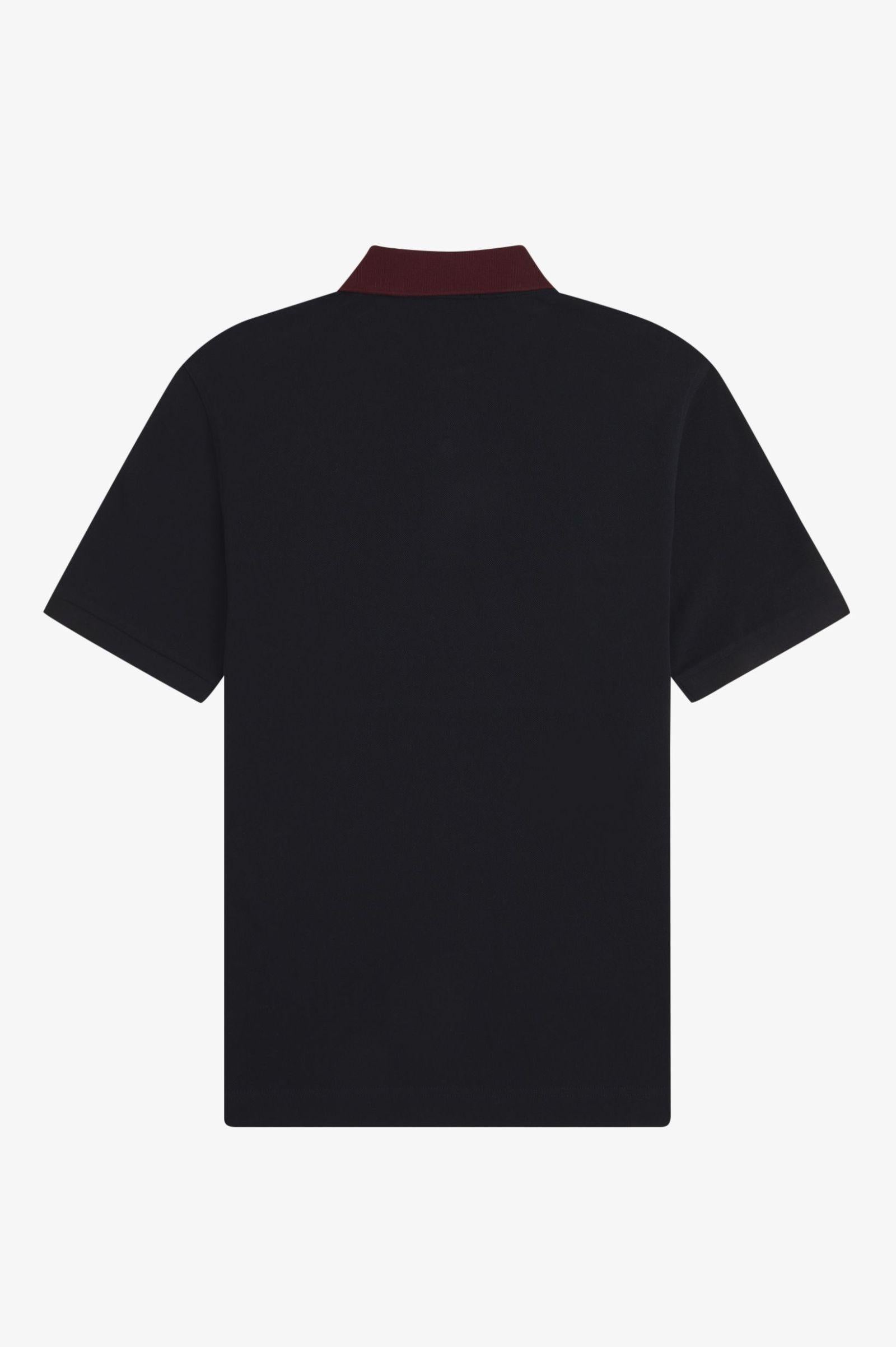 Polo con inserto ricamato M2421 102 FRED PERRY Black 