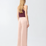 Pantaloni in raso 106601A1Y5 Q35 PINKO Rosa mogano 