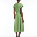 Abito in cotone smanicato 2515221142 007 MAX MARA WEEKEND Verde 