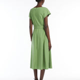 Abito in cotone smanicato 2515221142 007 MAX MARA WEEKEND Verde 