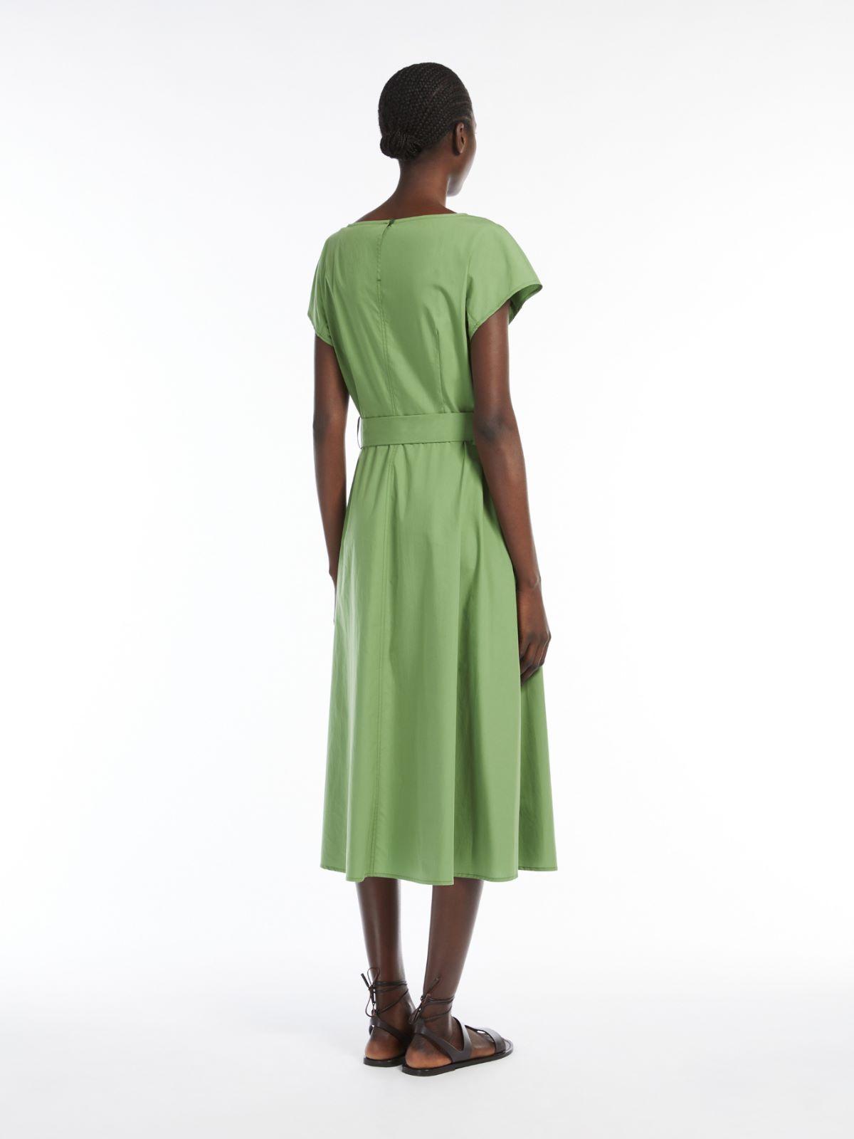 Abito in cotone smanicato 2515221142 007 MAX MARA WEEKEND Verde 