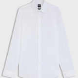 Camicia slim fit con polso da gemello 50480093 10245425 01 100 BOSS White 