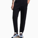 Jogger in felpa di cotone EM004542 AF10013 UB118 EMPORIO ARMANI Blu navy 