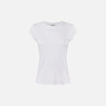 T-shirt in jersey con ricamo MA00451E2 270 ELISABETTA FRANCHI Gesso 