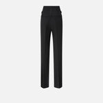 Pantaloni bustier con cinturini 105654A2QV Z99 PINKO Nero limousine 