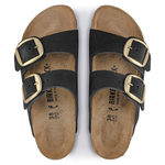 Ciabatta in suede ARIZONA BIG BUCKLE 1023290 BLACK BIRKENSTOCK Black 