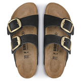 Ciabatta in suede ARIZONA BIG BUCKLE 1023290 BLACK BIRKENSTOCK Black 