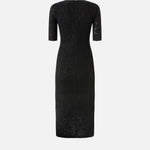 Abito midi in pizzo di maglia 105653A2TW Z99 PINKO Nero limousine 