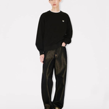 Felpa in cotone con ricamo FG55SW2054MJ 99J KENZO Black 