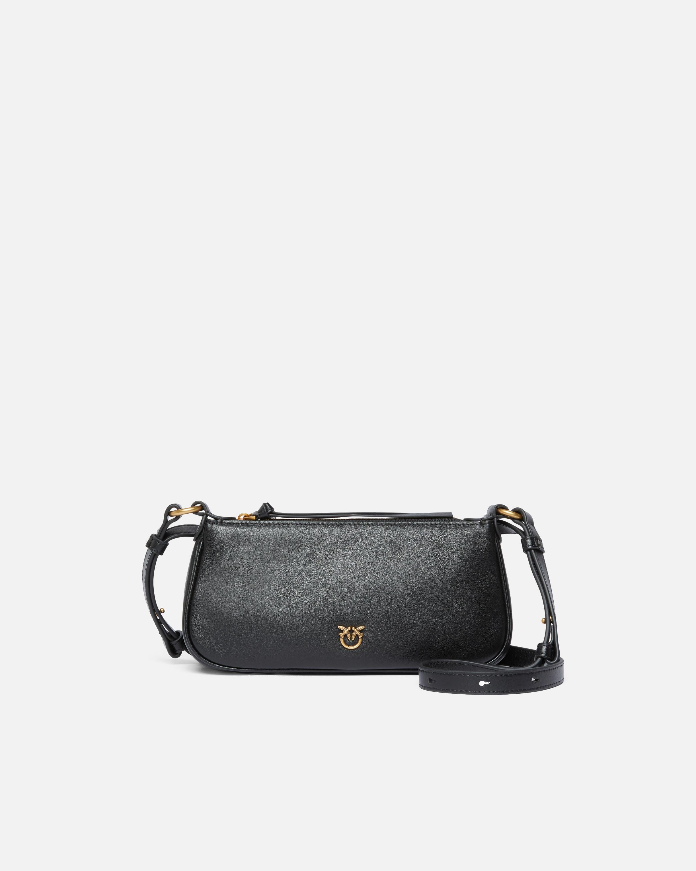 Borsa a tracolla in pelle 105069A0QO Z99Q PINKO Nero-antigue 