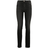 Jeans a vita alta e gamba super skinny in denim stretch misto lyocell 6R2J20 2DAXZ 0005 EMPORIO ARMANI Black 