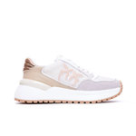 Sneaker in camoscio e mesh SS0055P074 K26 PINKO Bianco 