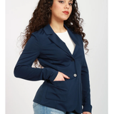 Giacca monopetto 2415911022 003 MAX MARA WEEKEND Blue 