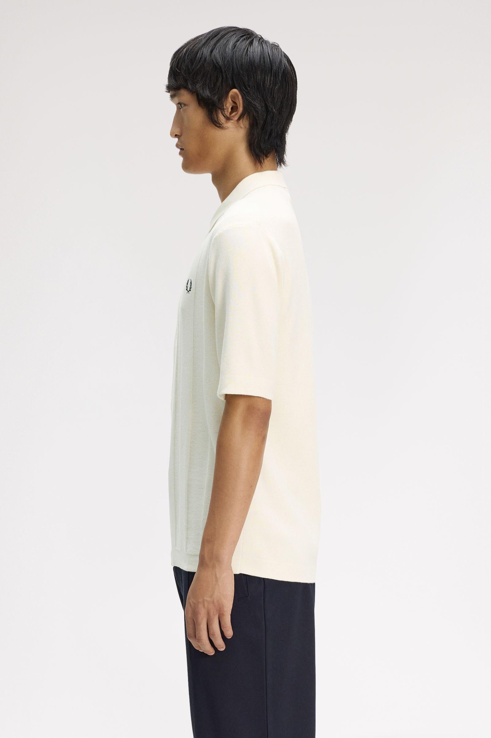 Polo in filo di cotone K2324 560 FRED PERRY Ecru 