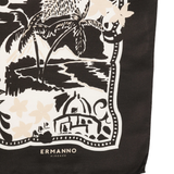 Foulard stampato D48ER002EC9 MFB61 ERMANNO FIRENZE Black 