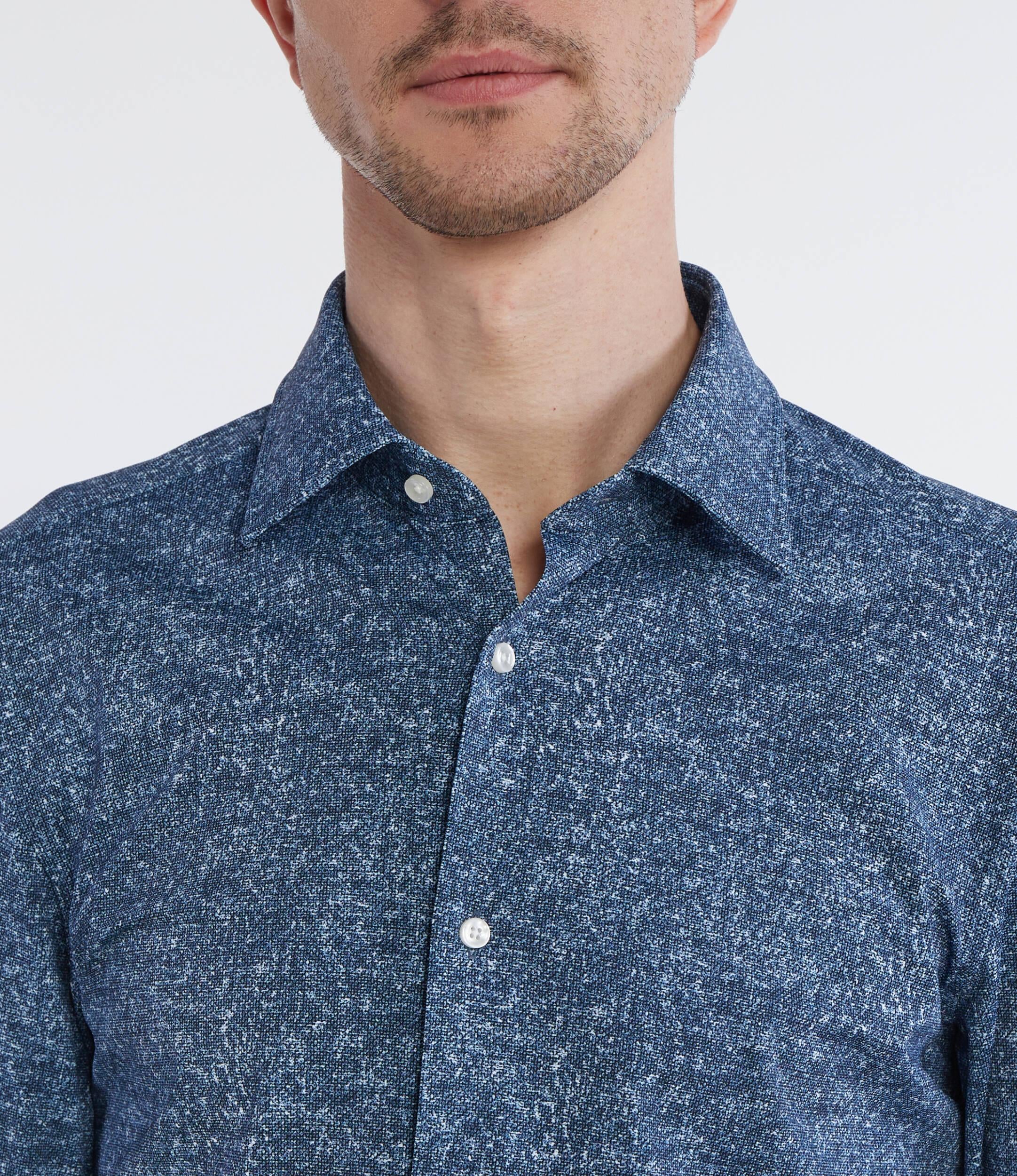 Camicia slim fit 50513462 10259255 01 460 BOSS Open blue 