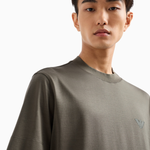 T-Shirt manica corta girocollo con logo flock 6D1TR3 1JOSZ 0661 EMPORIO ARMANI Eagle chimera 