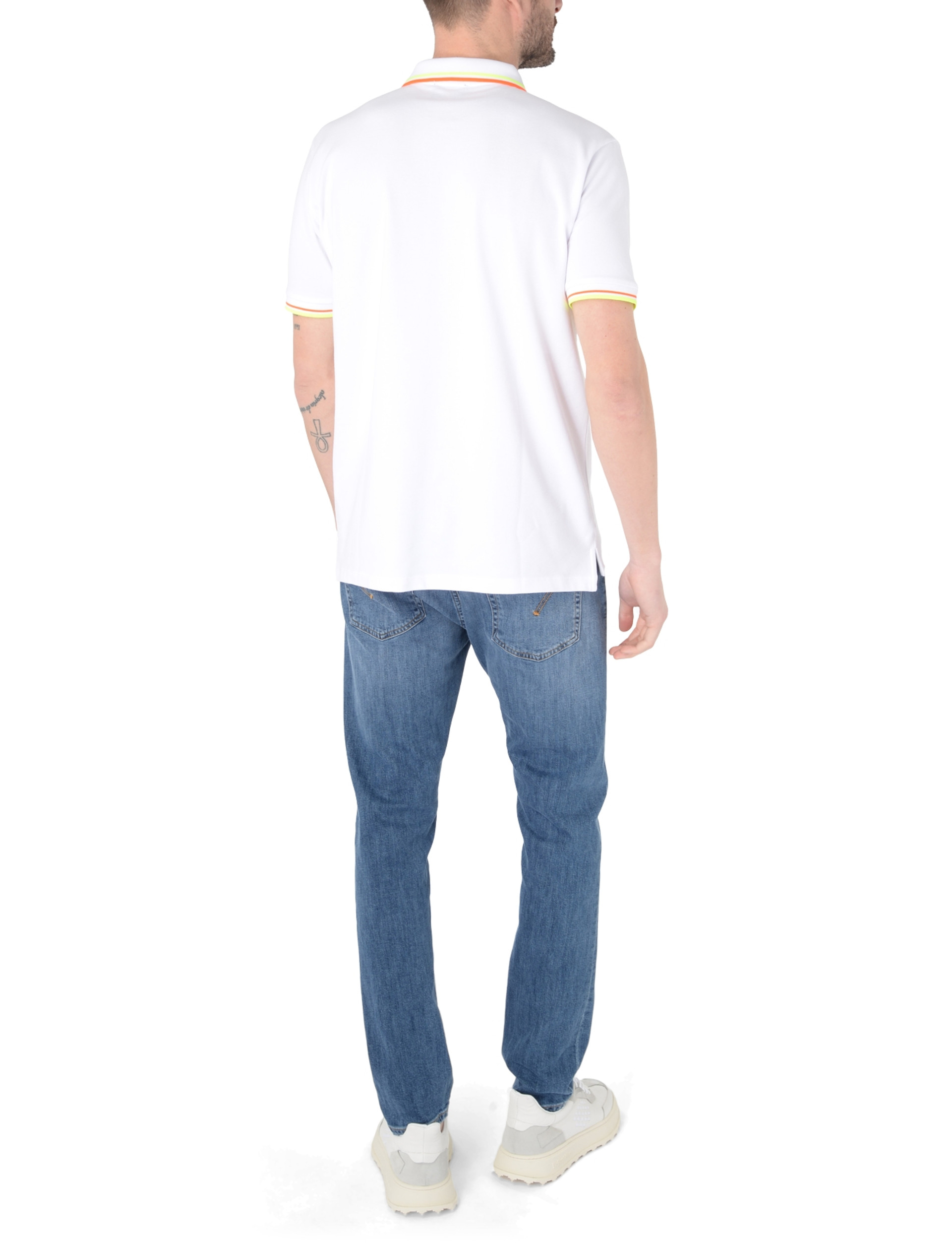 Polo manica corta PEU5123 99011991 730 PEUTEREY White 