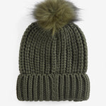 Cappello con pon pon LHA0336 LHA OL31 BARBOUR Olive 
