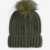Cappello con pon pon LHA0336 LHA OL31 BARBOUR Olive 