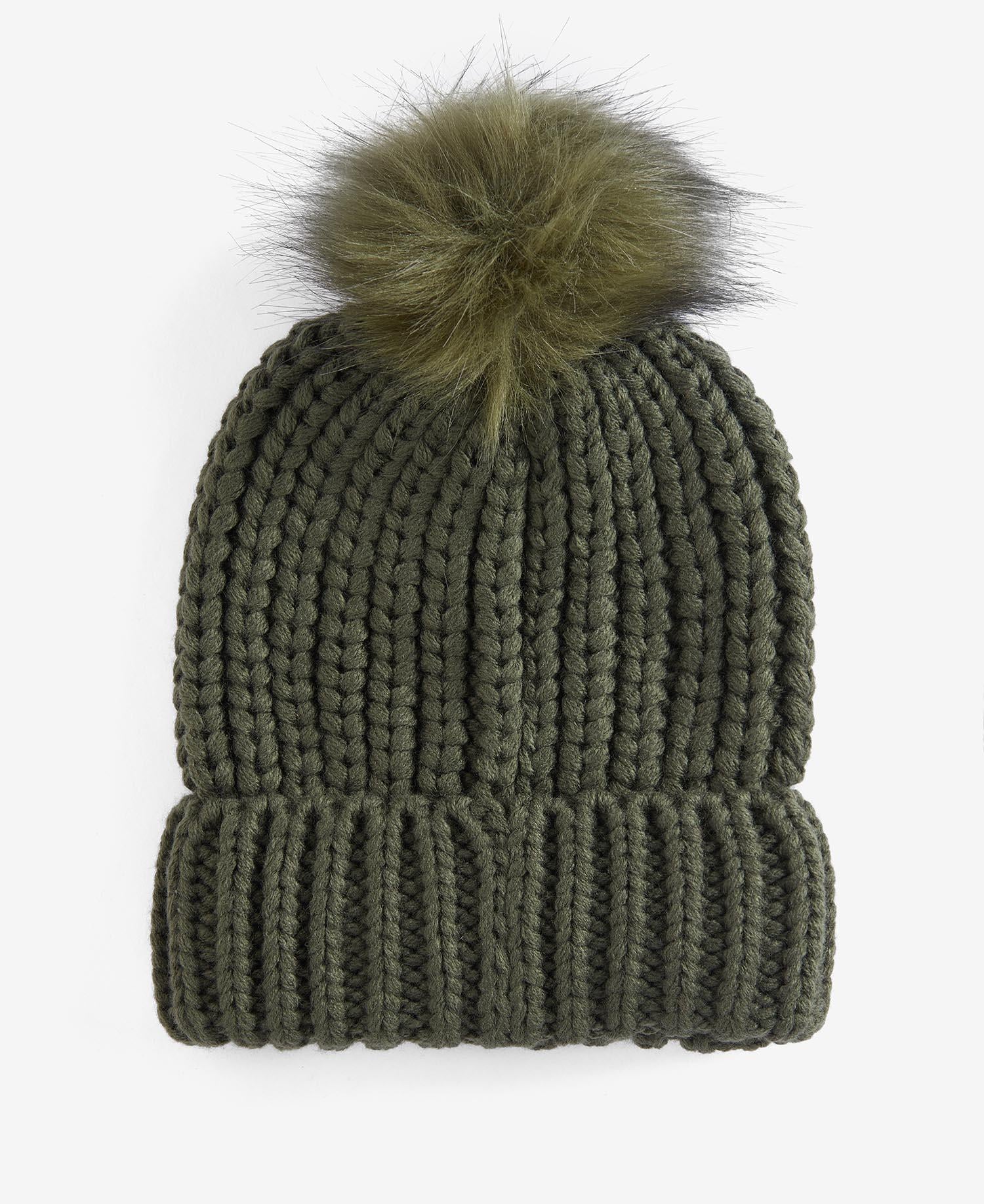Cappello con pon pon LHA0336 LHA OL31 BARBOUR Olive 