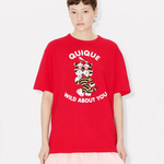 T-Shirt unisex in cotone FG55TS2124SK 22 KENZO Cherry 