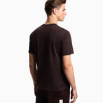 T-shirt in jersey stampa EAT NYC Capsule New York EM003622 AF14836 M6185 EMPORIO ARMANI Hamb marrone 