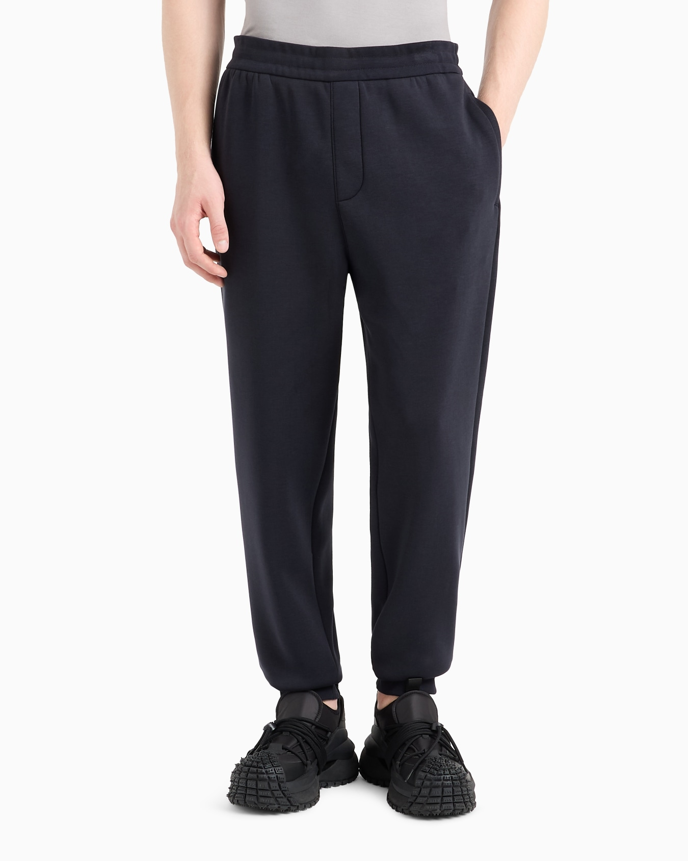 Jogger in felpa 6D1PL7 1JOTZ 0920 EMPORIO ARMANI Blu navy 