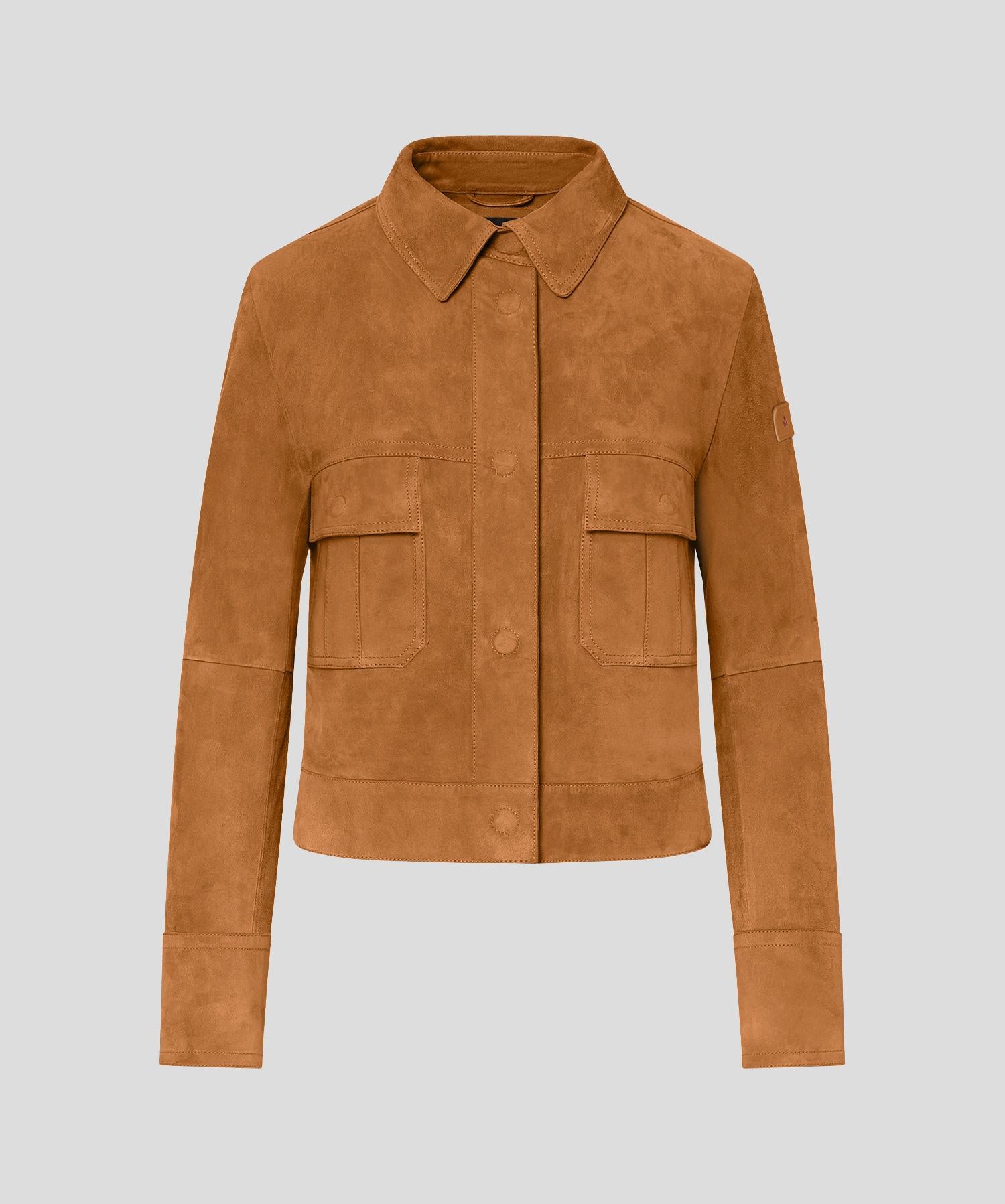 Giubbotto in suede PED5567 99012407 466 PEUTEREY Mou 