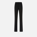 Pantaloni eleganti svasati in cady tecnico 104690A213 Z99 PINKO Nero limousine 