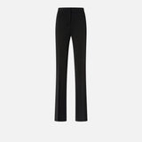 Pantaloni eleganti svasati in cady tecnico 104690A213 Z99 PINKO Nero limousine 