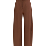 Pantaloni con cintura 106492A2W6 L78 PINKO Marrone terra x piante 
