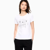 T-Shirt manica corta 7W001097 AF10373 U0002 EA7 White 