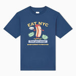 T-shirt in jersey stampa EAT NYC Capsule New York EM003622 AF14836 MB376 EMPORIO ARMANI Hotdog blu 