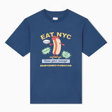 T-shirt in jersey stampa EAT NYC Capsule New York EM003622 AF14836 MB376 EMPORIO ARMANI Hotdog blu 