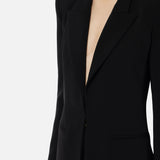 Tailleur giacca e pantalone in crêpe TP00141E2 110 ELISABETTA FRANCHI Nero 