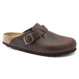 Ciabatta in pelle oliata BOSTON SFB 0159713 HABANA BIRKENSTOCK Habana 